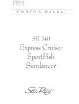Sea Ray 1984 340 EXPRESS CRUISER Manual do proprietário