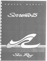 Sea Ray 1988 SORRENTO 25 Manual do proprietário