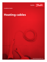 Danfoss heating cables Instruções de operação