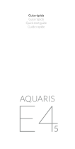 BQ Aquaris Aquaris E4.5 Manual do usuário