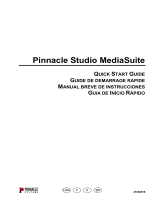 Avid Pinnacle Studio MediaSuite Guia rápido