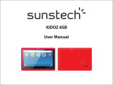 Sunstech Kido'z Guia de usuario