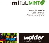 Wolder miTab Mint Manual do usuário