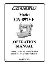 Consew CN897VF Manual do usuário