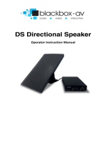 Blackbox-av DS Directional Speaker Manual do proprietário