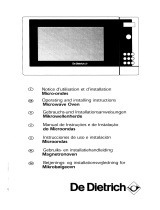 De Dietrich DME328XE1 Manual do proprietário