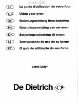 De Dietrich DME388WE1 Manual do proprietário