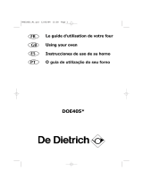 De Dietrich DOE405XE1 Manual do proprietário