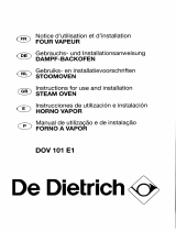 De Dietrich DM5161E3 Manual do proprietário