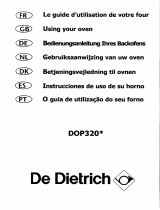 De Dietrich DOP320BE1 Manual do proprietário
