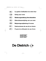 De Dietrich DOP399WE1 Manual do proprietário