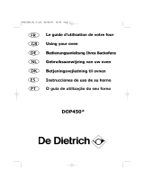 De Dietrich DOP450ZE1 Manual do proprietário
