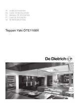 De Dietrich Teppan Yaki DTE1168X Manual do proprietário
