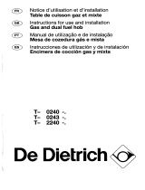 De Dietrich TW0243E1 Manual do proprietário