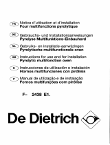 De Dietrich FW2438E1 Manual do proprietário