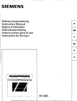 Siemens HE56080/01 Manual do usuário