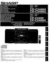 Sharp CP-C2400 Manual do proprietário