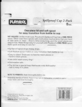 Hasbro Spill proof Cup 2-Pack Instruções de operação