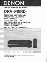 Denon DRA-545RD Manual do proprietário