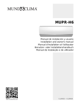 mundoclima Series MUPR-H6 Guia de instalação
