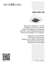 mundoclima Serie MUCSR-H8 “Cassette Super Inverter H8” Manual do proprietário