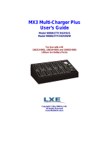 LXE MX3 Multi-Charger Plus 9000A377CHGR5US Manual do usuário