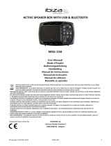 Ibiza Sound MS5-150 Manual do usuário