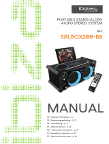 Ibiza Sound SPLBOX200-BK Manual do usuário