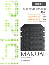 Ibiza Sound Disco Power Amplifiers Manual do usuário