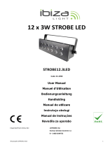 Ibiza Light & Sound STROBE12.3LED Manual do usuário