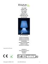 Ibiza Light LED-LAMP-BIG Manual do proprietário