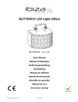 Ibiza Light & Sound BUTTERFLY-RC Manual do proprietário