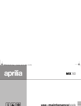 APRILIA MX 50 - 07-2002 Manual do usuário