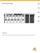 Behringer FCB1010 Guia rápido