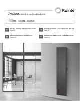 Rointe Palaos radiador elétrico vertical digital 2022 Manual do proprietário