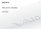 Sony VGN-Z46XRN Instruções de operação