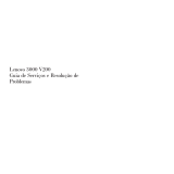 Lenovo 3000 V200 Manual do usuário