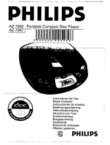 Philips AZ7262 Manual do usuário