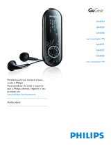 Philips GoGear SA4345 Manual do usuário