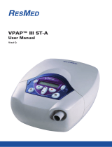 ResMed Oxygen Equipment VPAP III ST-A Manual do usuário
