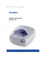 ResMed Sleep Apnea Machine VPAPTm III$IIIst Manual do usuário
