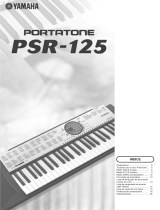 Yamaha PORTATONE PSR-125 Manual do usuário