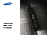 Samsung SGH-D840 Manual do usuário
