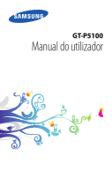Samsung Galaxy Tab 2 (10.1, 3G) Manual do usuário