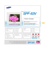 Samsung SPF-83V Manual do usuário