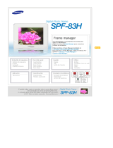 Samsung SPF-83H Manual do usuário