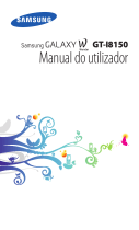 Samsung GT-I8150 Manual do usuário