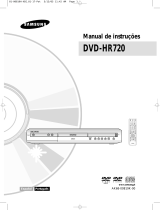 Samsung DVD-HR720 Manual do usuário