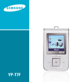 Samsung YP-T7FZ Manual do usuário