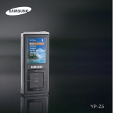 Samsung YP-Z5AS/ELS Manual do usuário